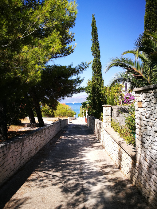 Weg zum Strand