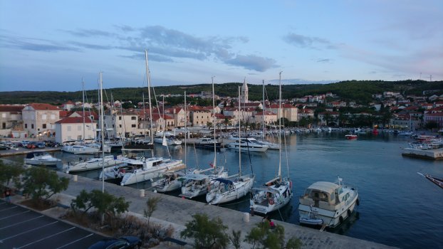 Blick auf Supetar